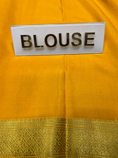 Pure Mysore Silk Saree.