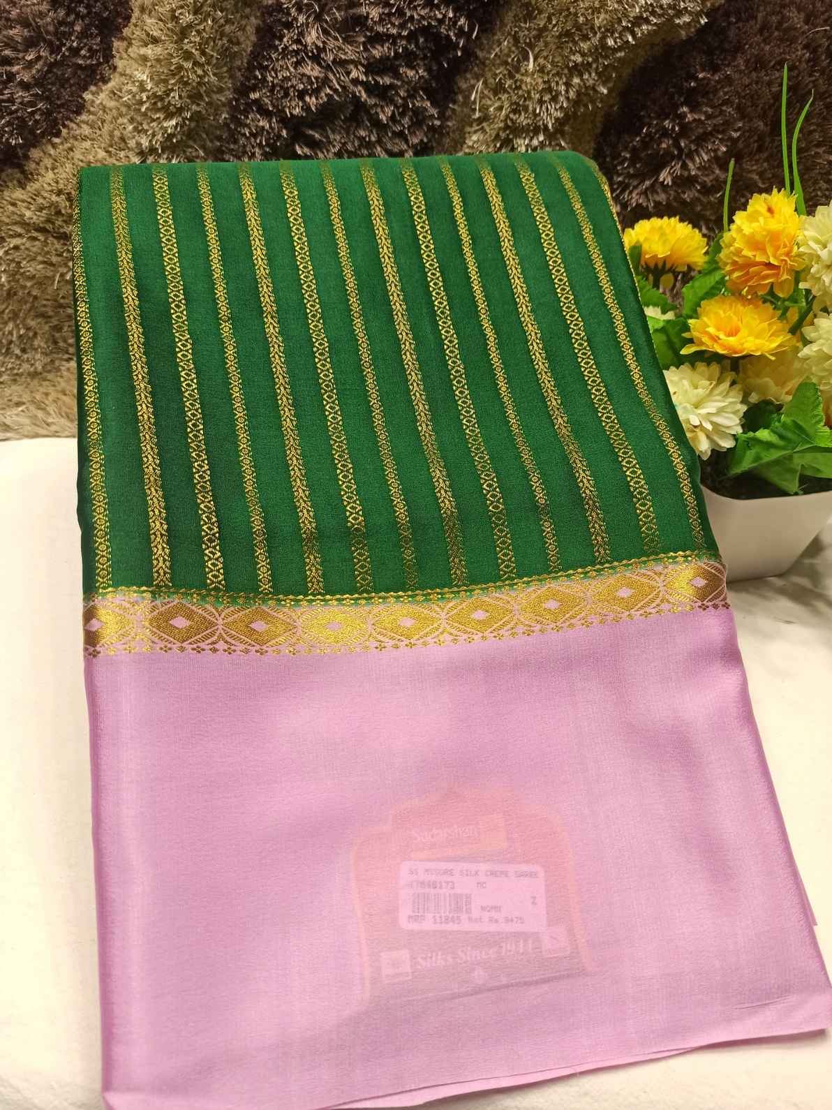 Pure Mysore Silk Saree.