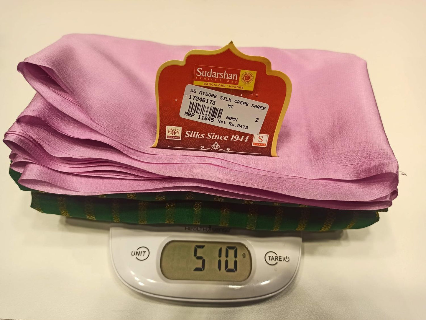 Pure Mysore Silk Saree.