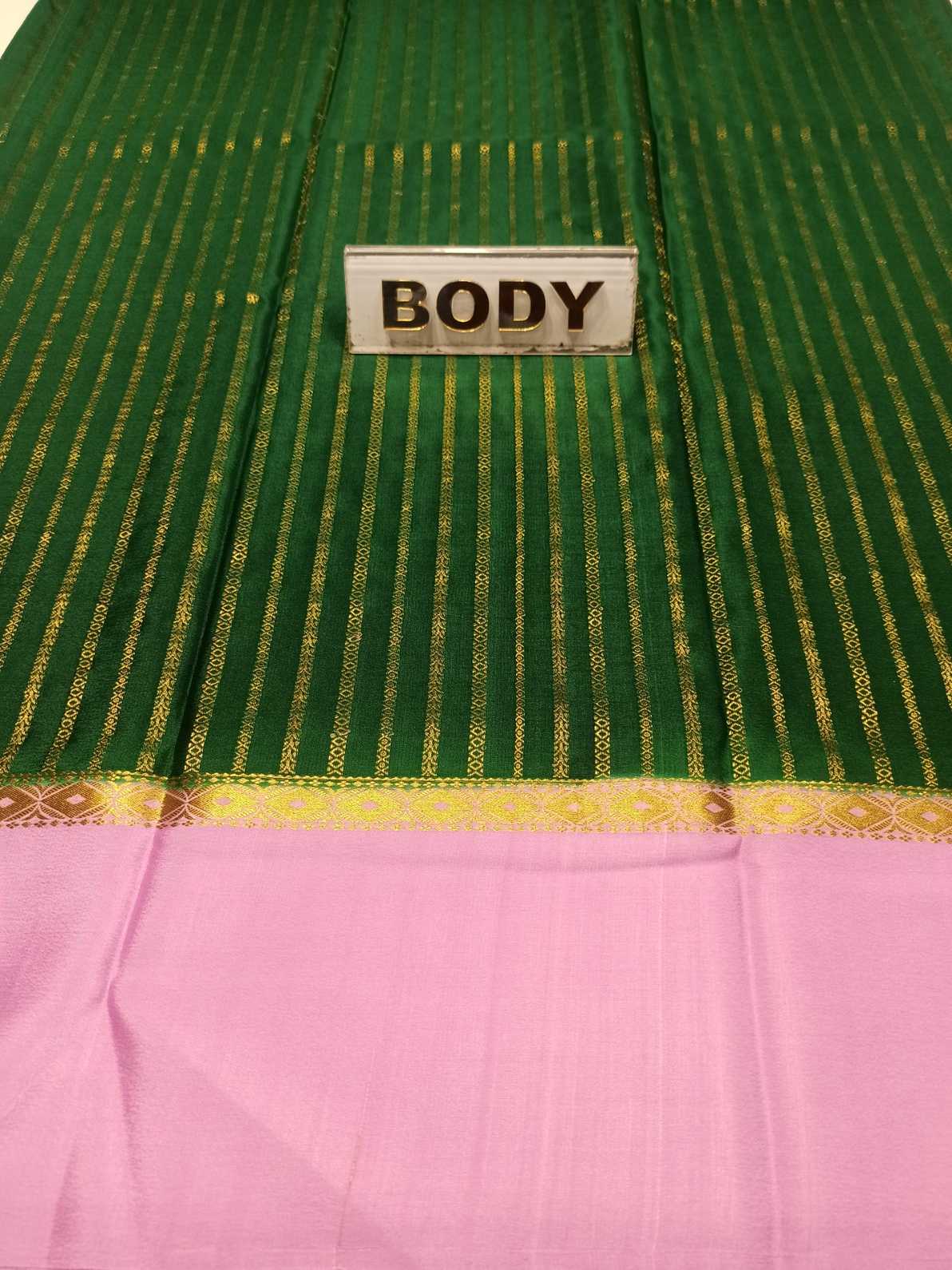 Pure Mysore Silk Saree.