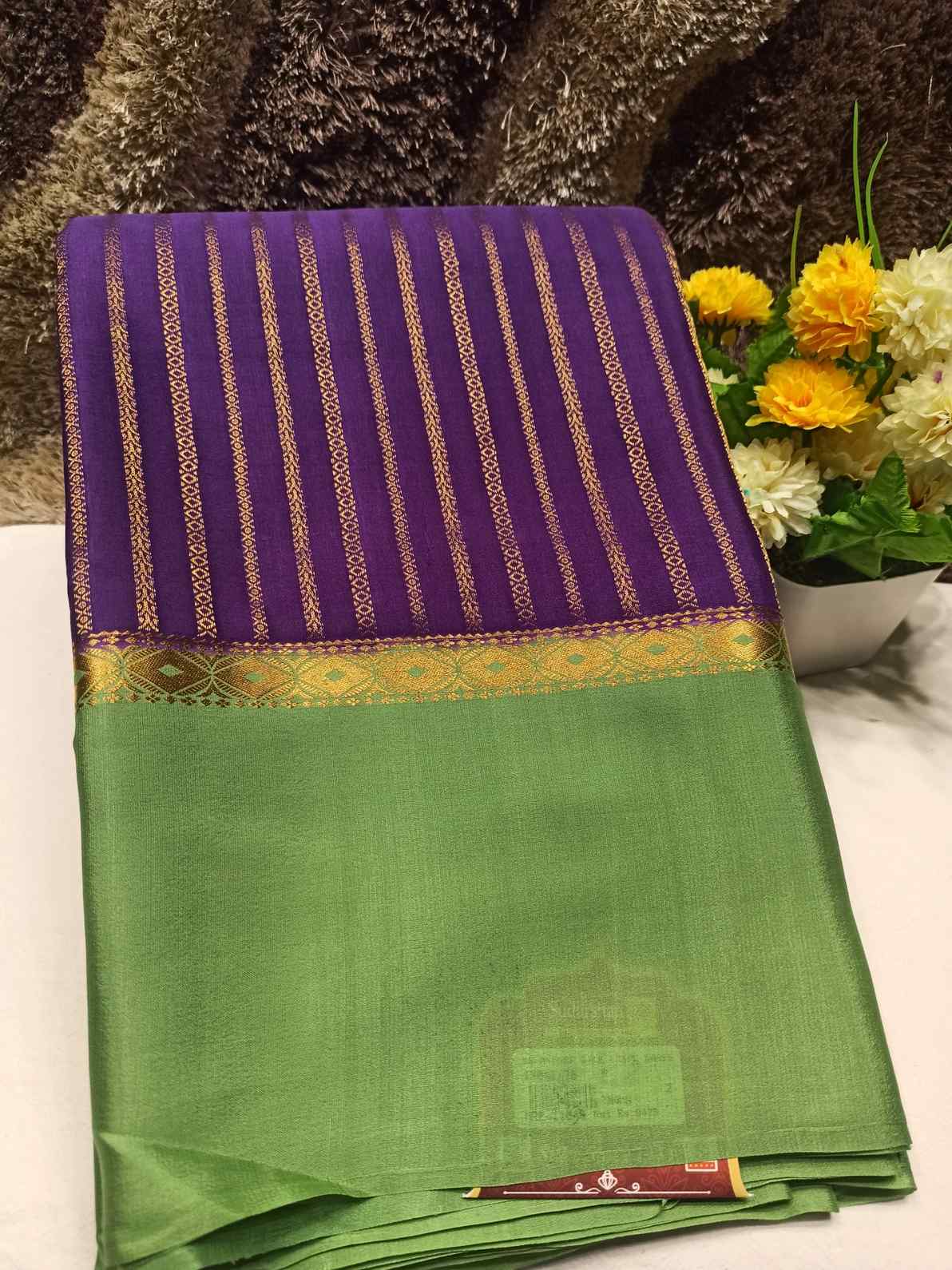 Pure Mysore Silk Saree.