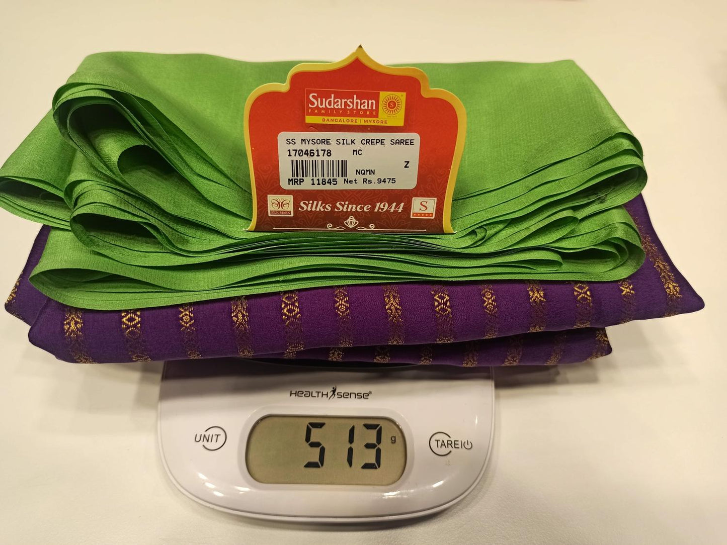 Pure Mysore Silk Saree.