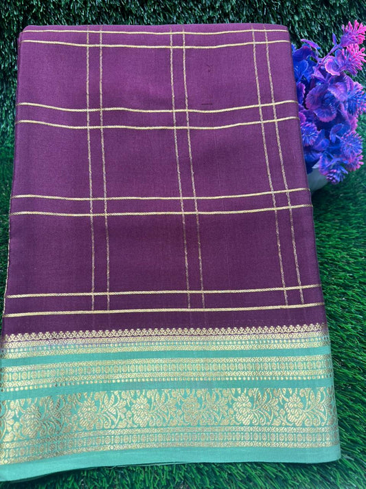 Pure Mysore Silk Saree.