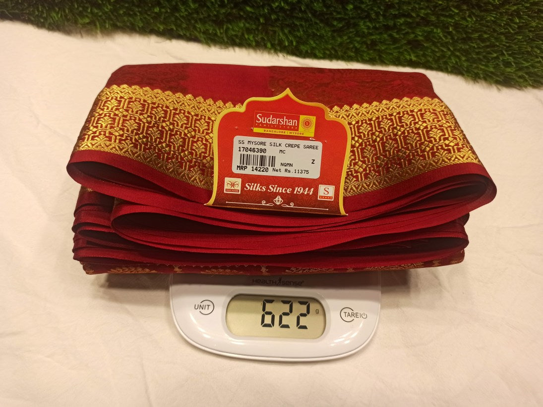 Pure Mysore Silk Saree.