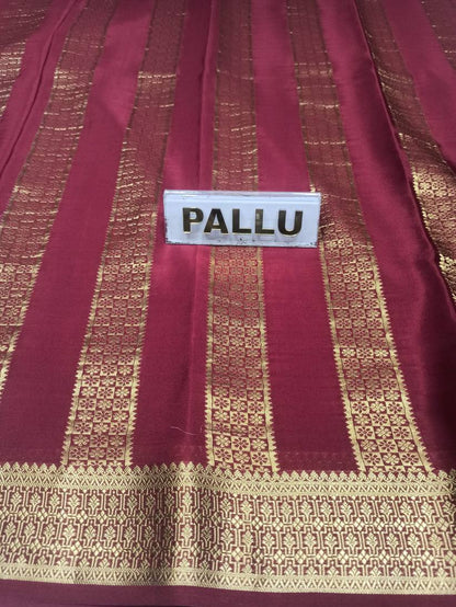 Pure Mysore Silk Saree.