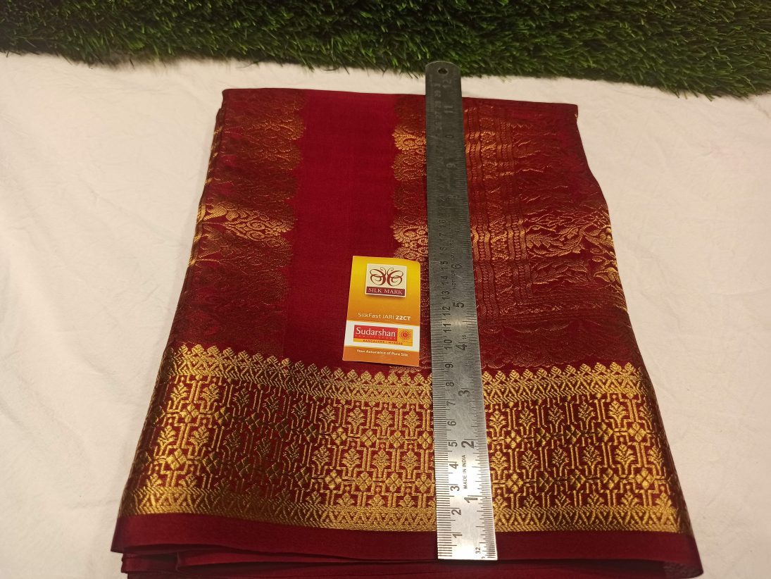 Pure Mysore Silk Saree.