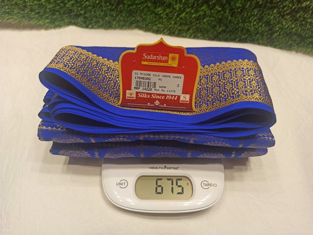 Pure Mysore Silk Saree.