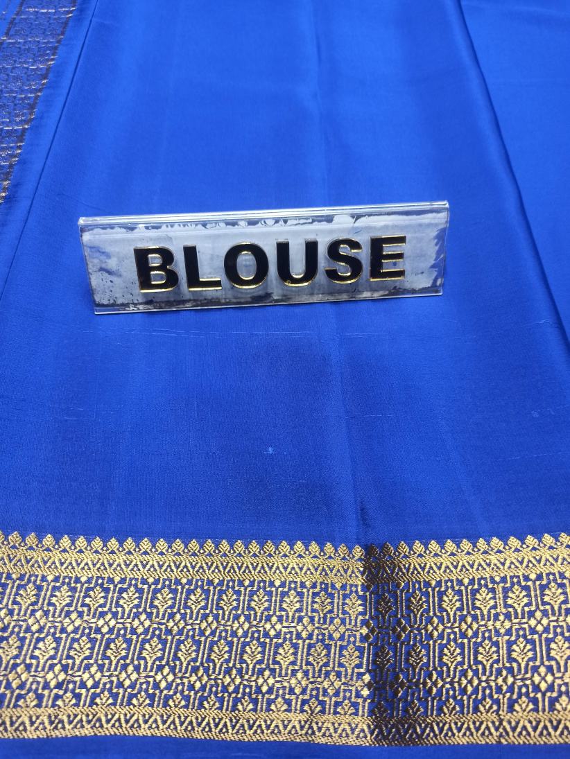 Pure Mysore Silk Saree.