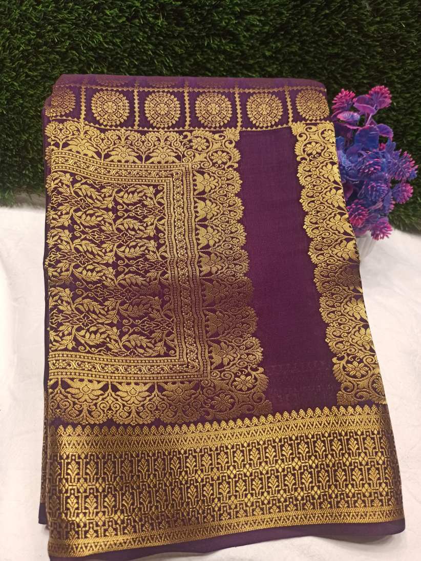 Pure Mysore Silk Saree.