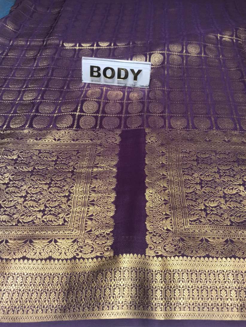 Pure Mysore Silk Saree.