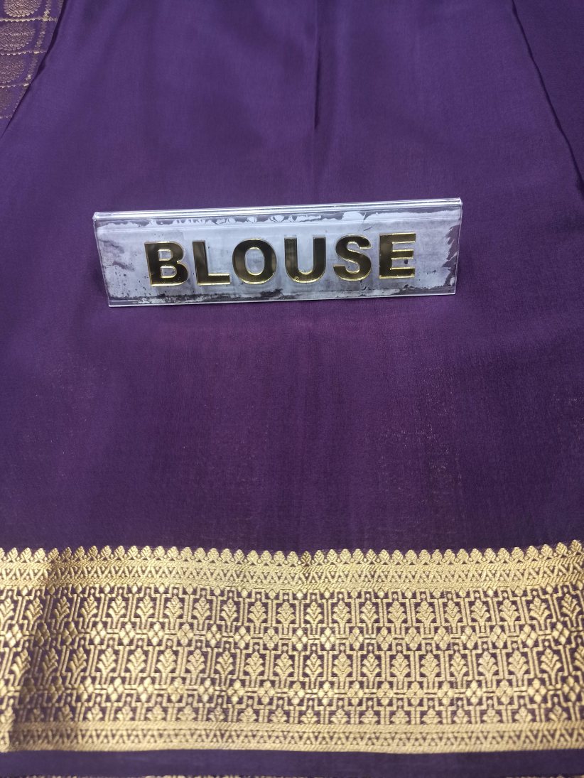 Pure Mysore Silk Saree.