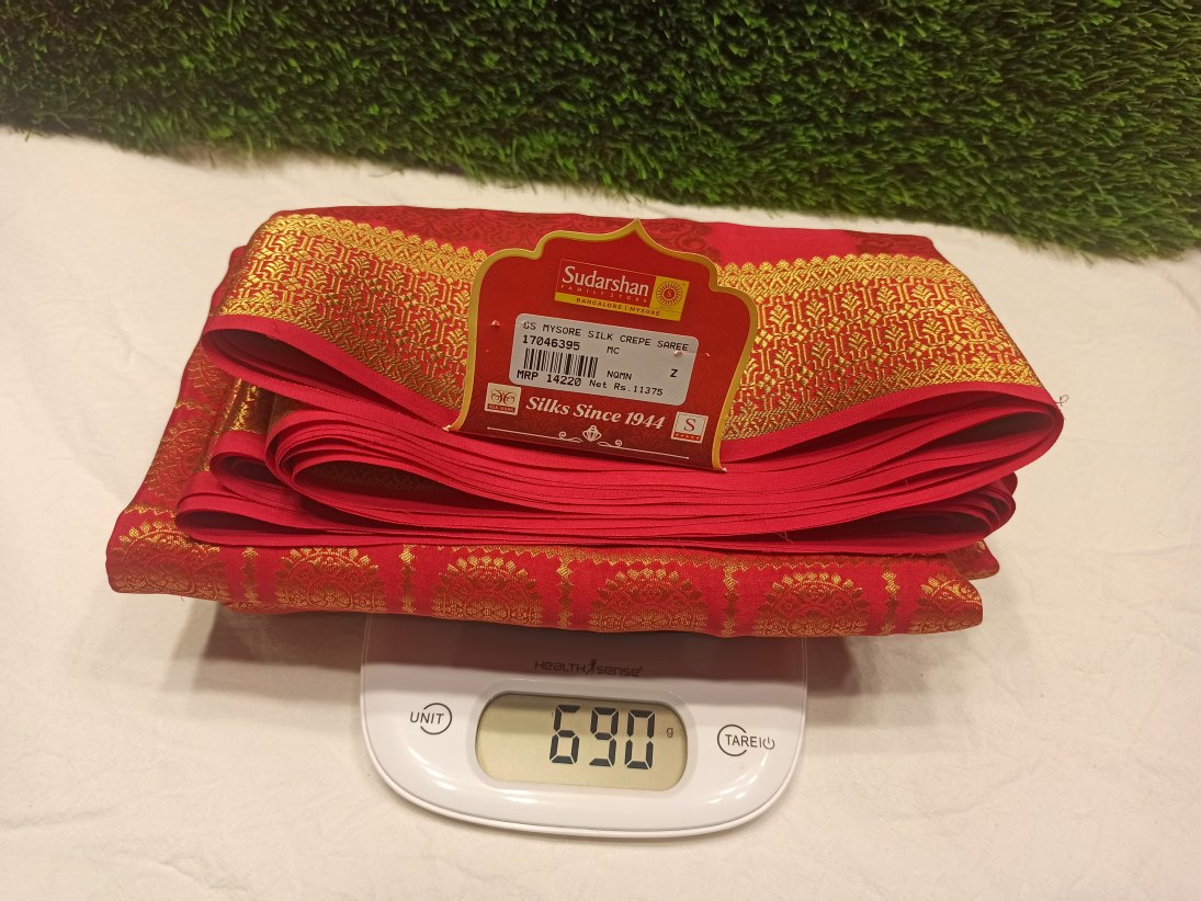 Pure Mysore Silk Saree.