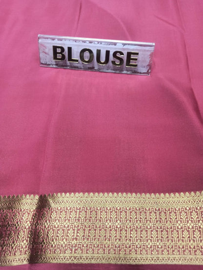 Pure Mysore Silk Saree.