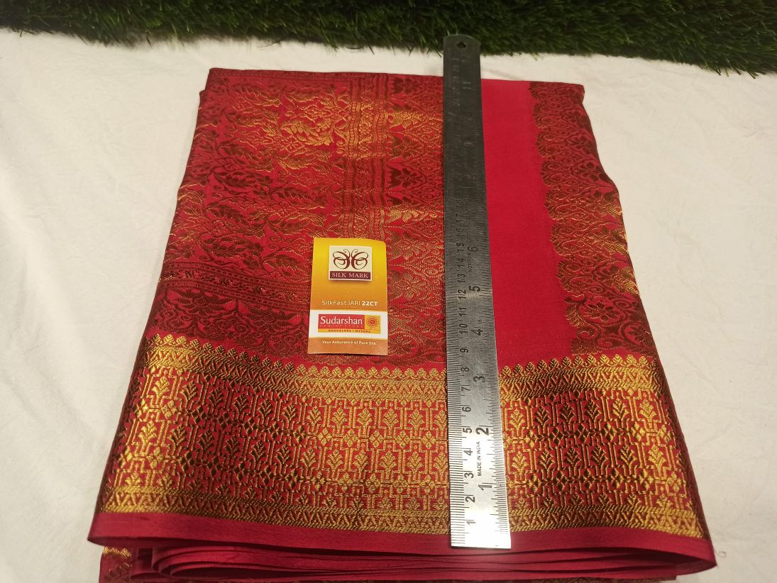 Pure Mysore Silk Saree.