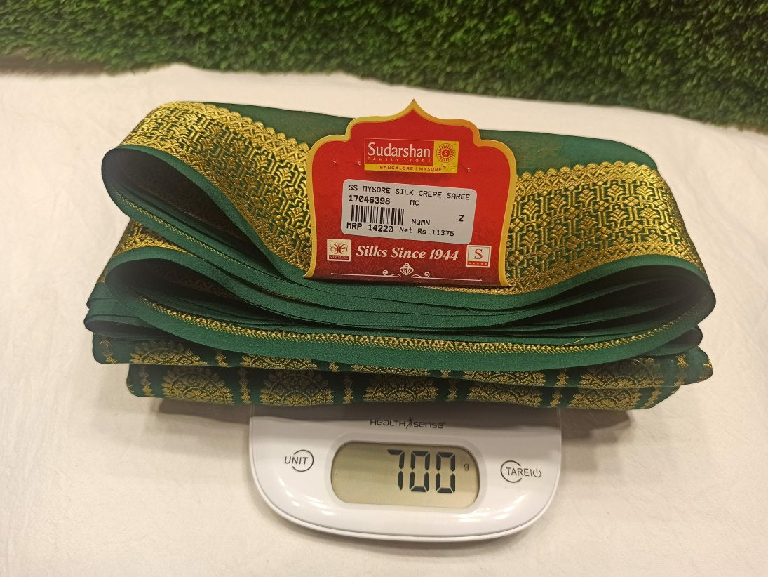 Pure Mysore Silk Saree.