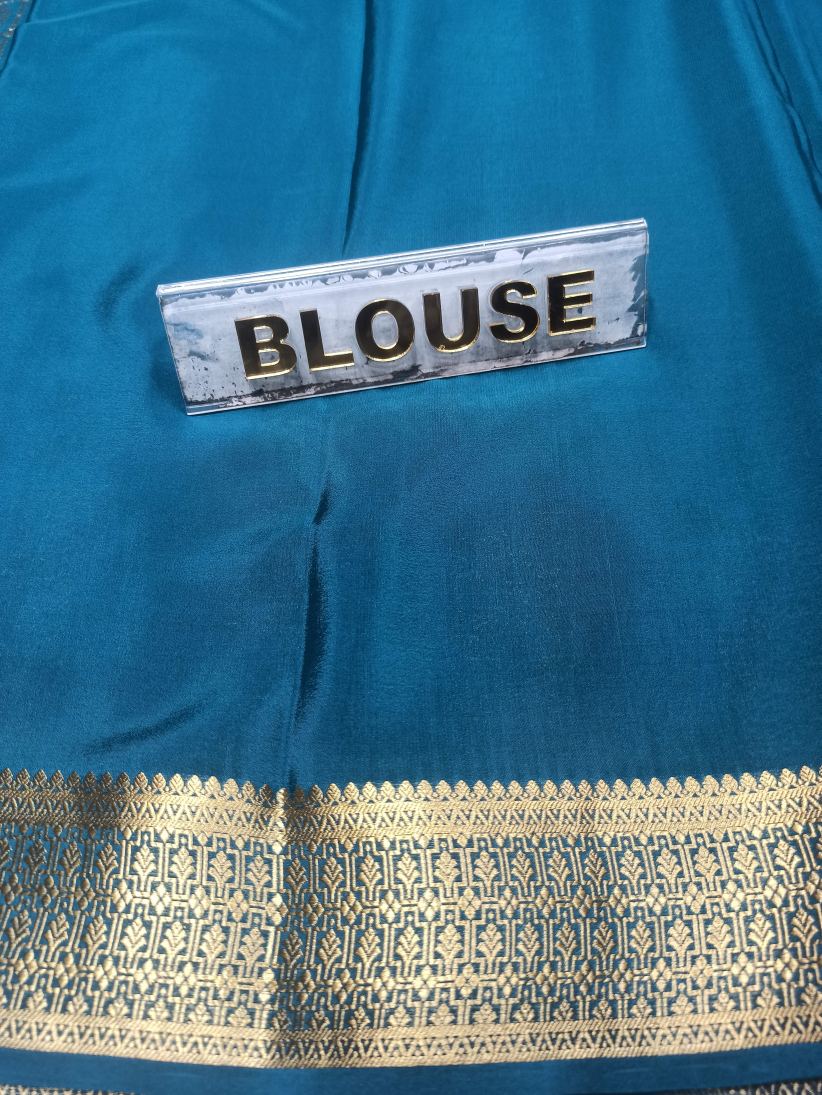 Pure Mysore Silk Saree.