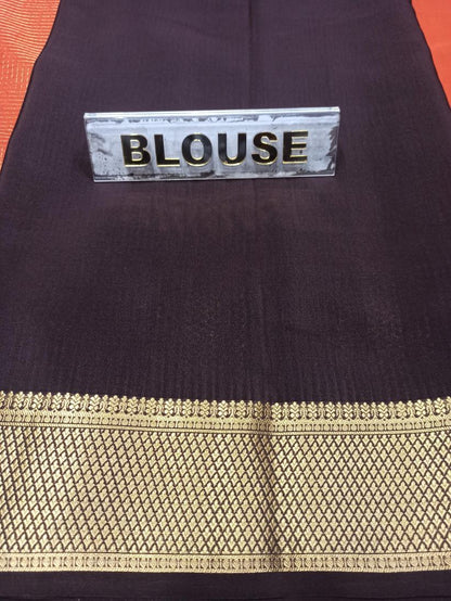 Pure Mysore Silk Saree.