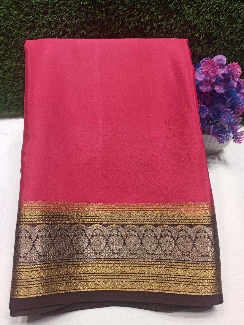 Pure Mysore Silk Saree.