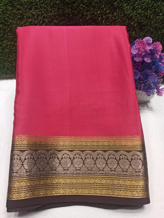Pure Mysore Silk Saree.