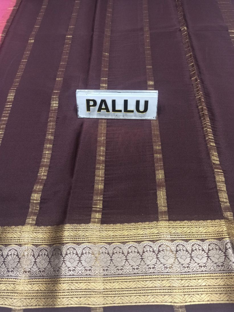 Pure Mysore Silk Saree.