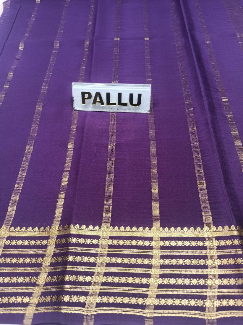 Pure Mysore Silk Saree.