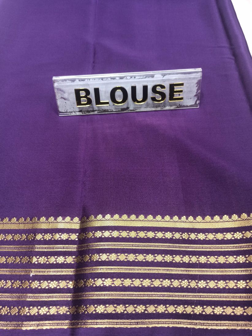 Pure Mysore Silk Saree.