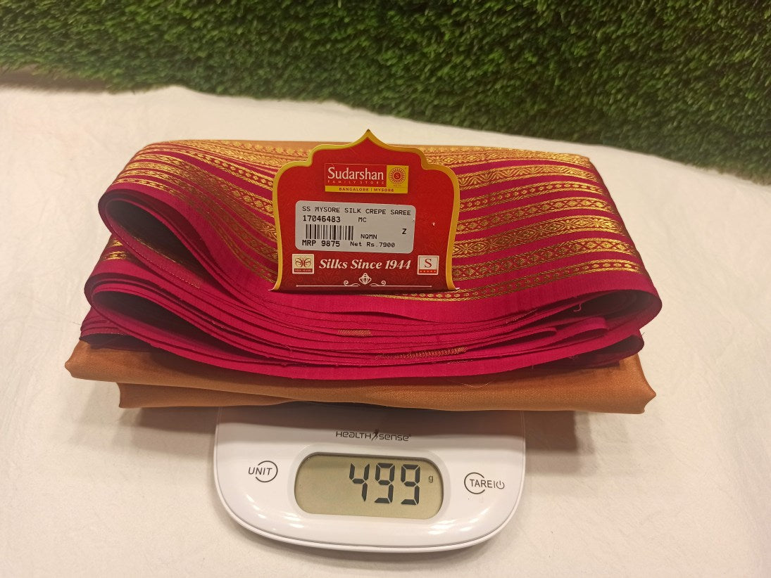 Pure Mysore Silk Saree.