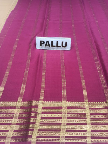 Pure Mysore Silk Saree.