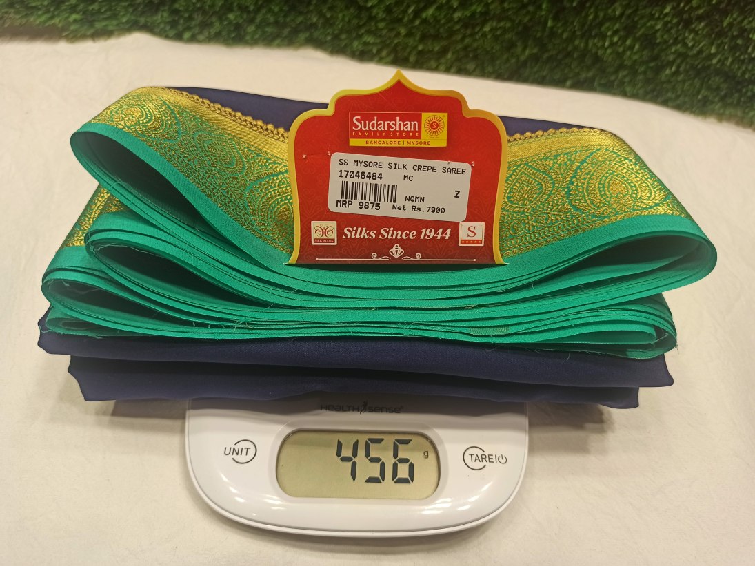 Pure Mysore Silk Saree.