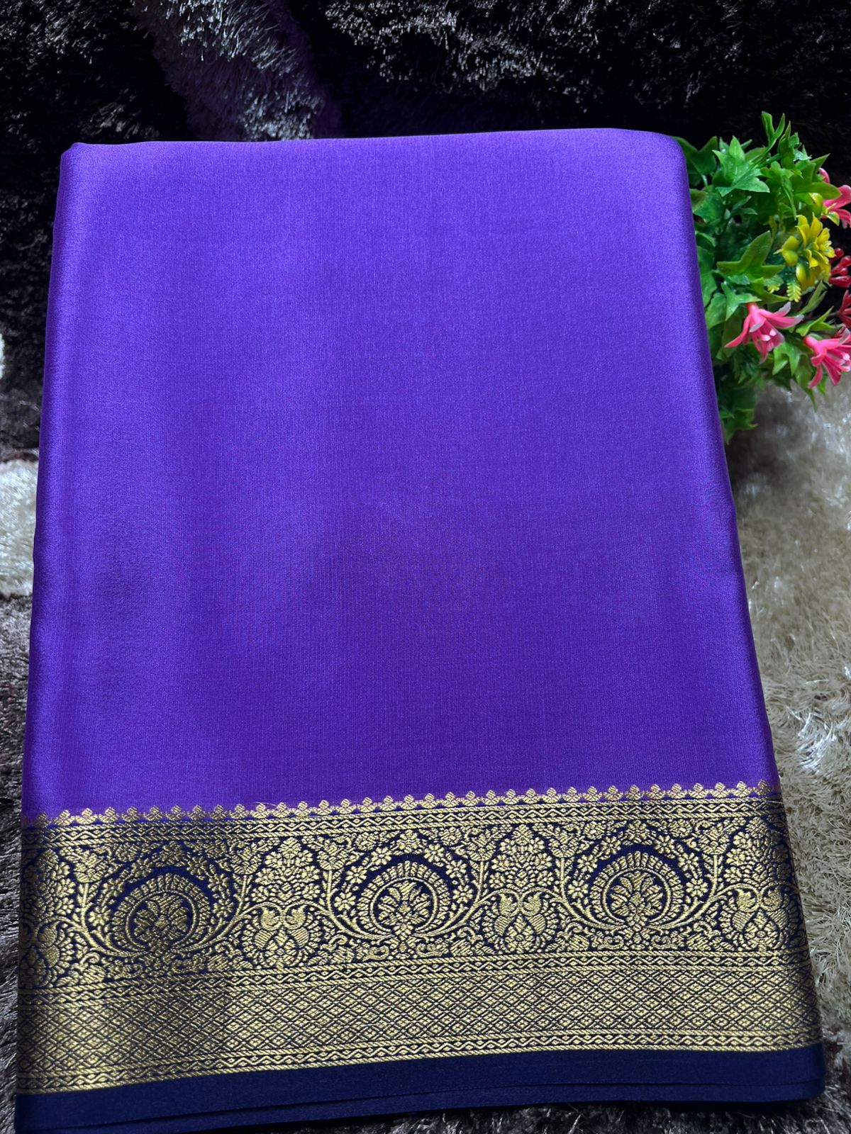 Pure Mysore Silk Saree.