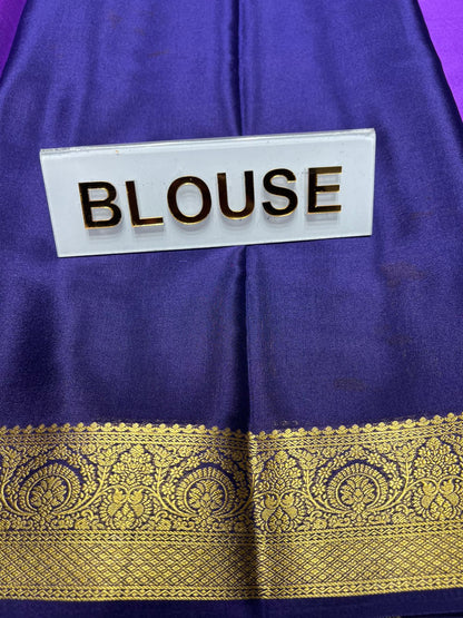 Pure Mysore Silk Saree.