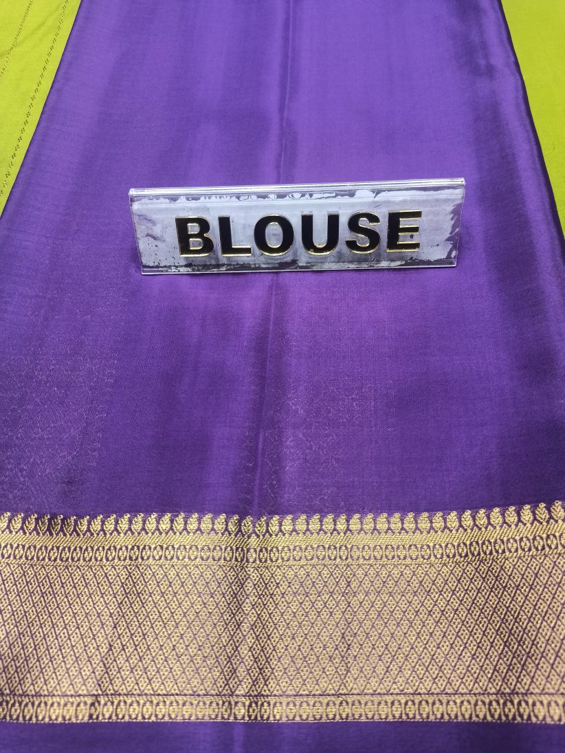 Pure Mysore Silk Saree.