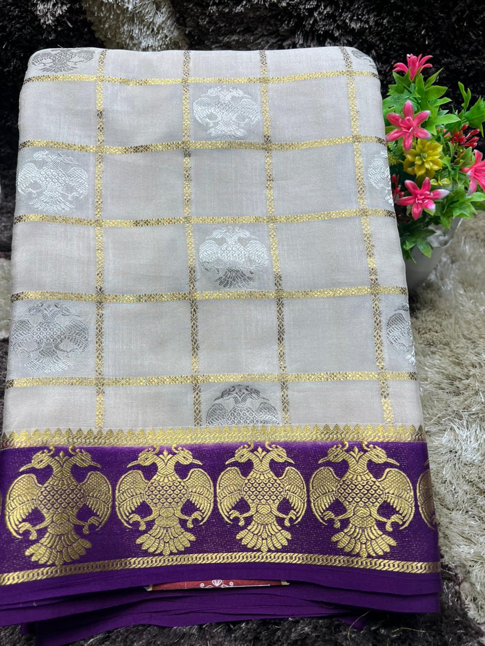 Pure Mysore Silk Saree.