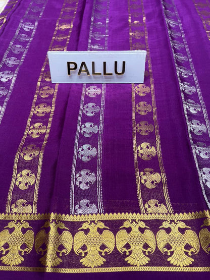 Pure Mysore Silk Saree.