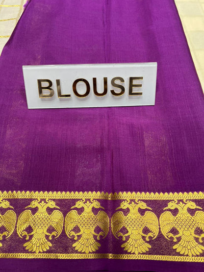 Pure Mysore Silk Saree.