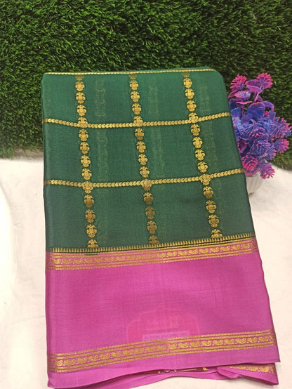Pure Mysore Silk Saree.