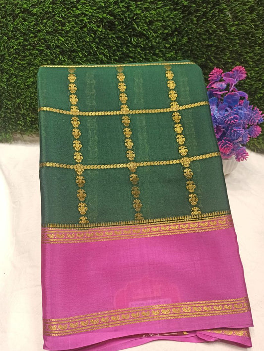 Pure Mysore Silk Saree.