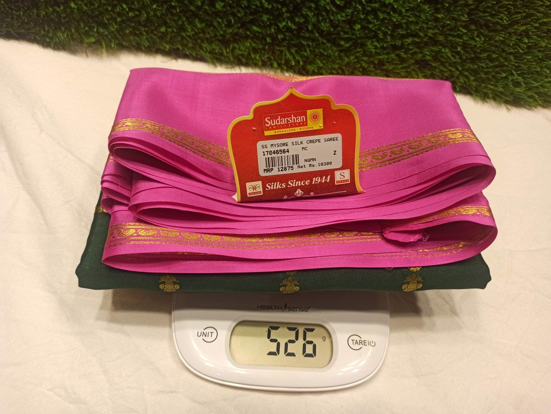 Pure Mysore Silk Saree.