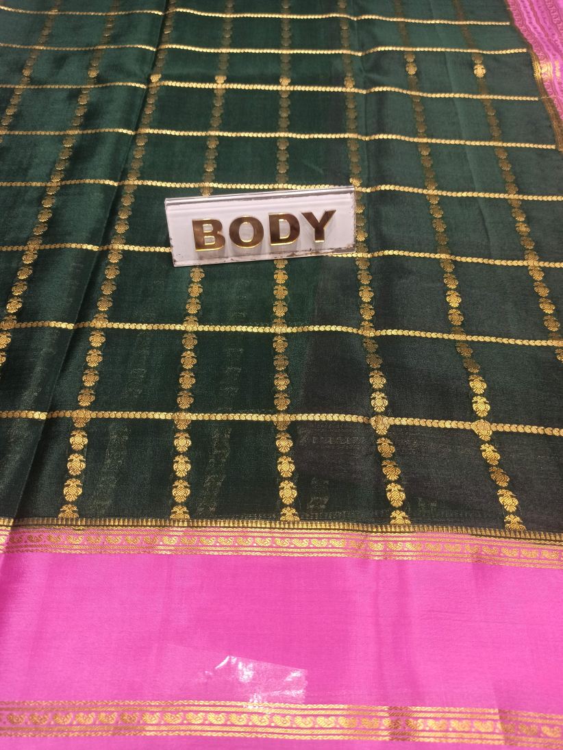 Pure Mysore Silk Saree.