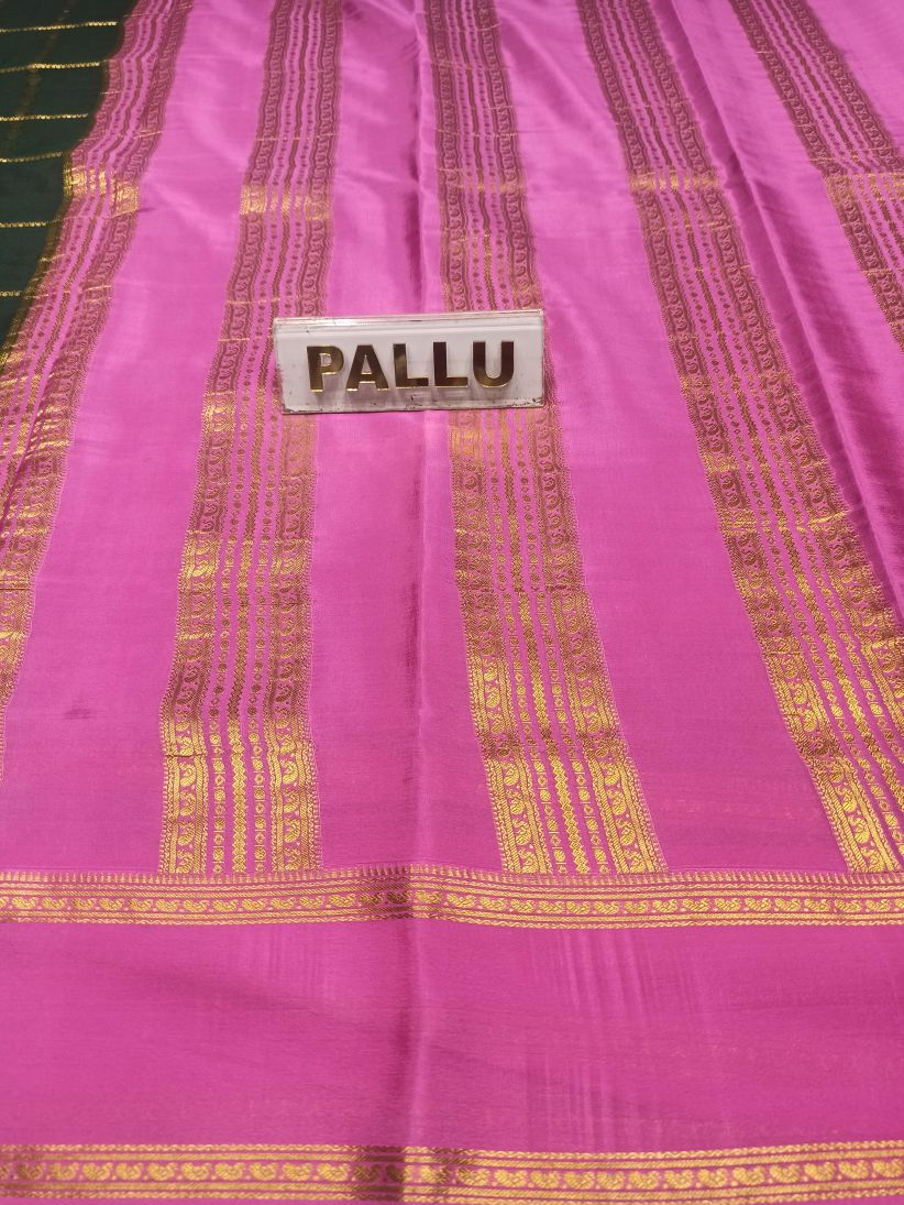 Pure Mysore Silk Saree.