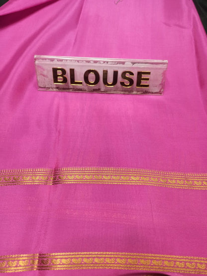 Pure Mysore Silk Saree.