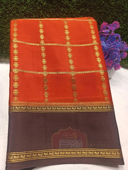 Pure Mysore Silk Saree.
