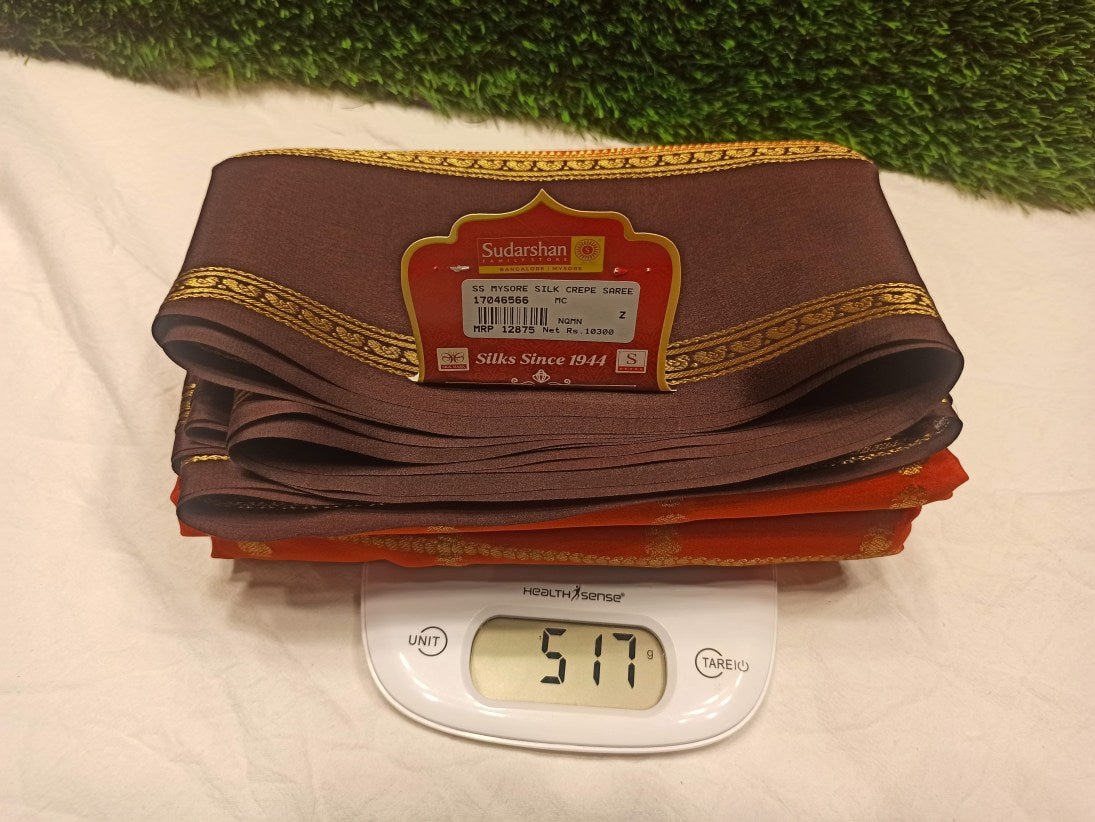 Pure Mysore Silk Saree.