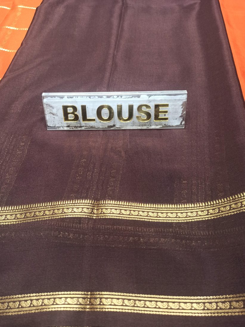 Pure Mysore Silk Saree.