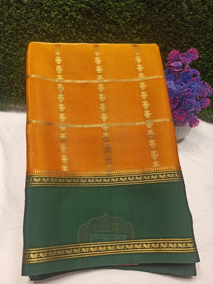 Pure Mysore Silk Saree.