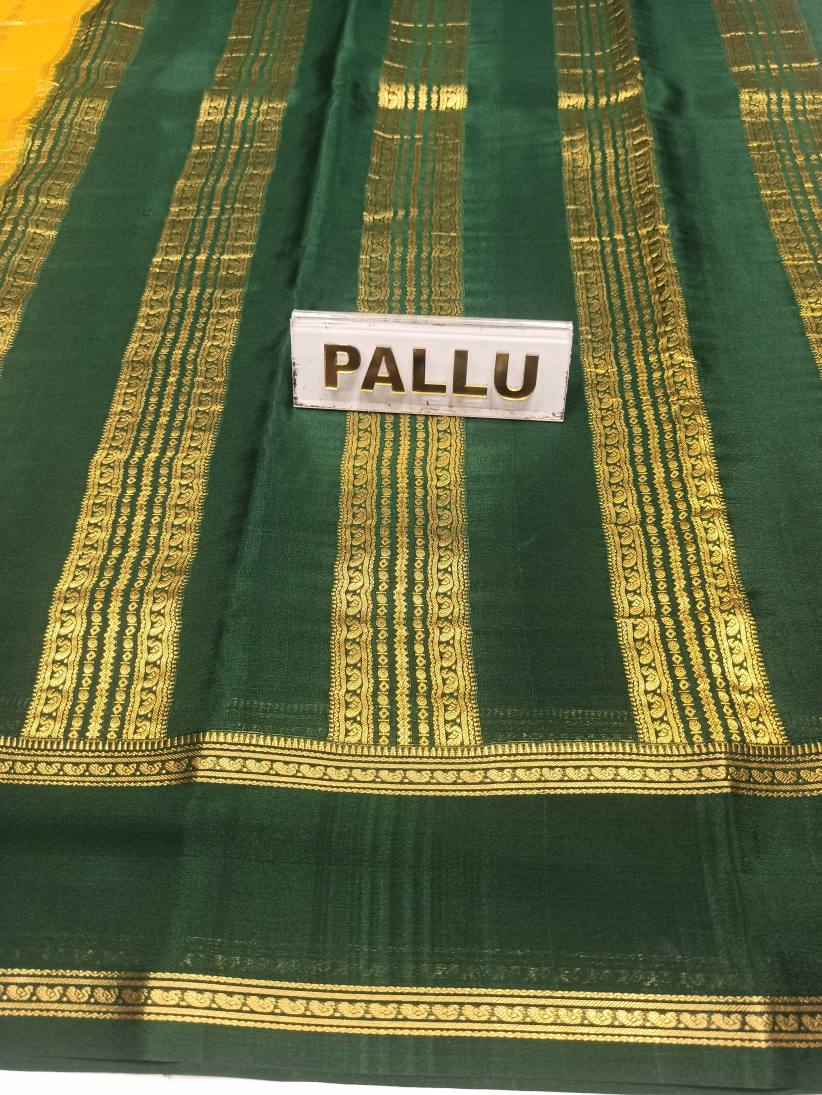 Pure Mysore Silk Saree.