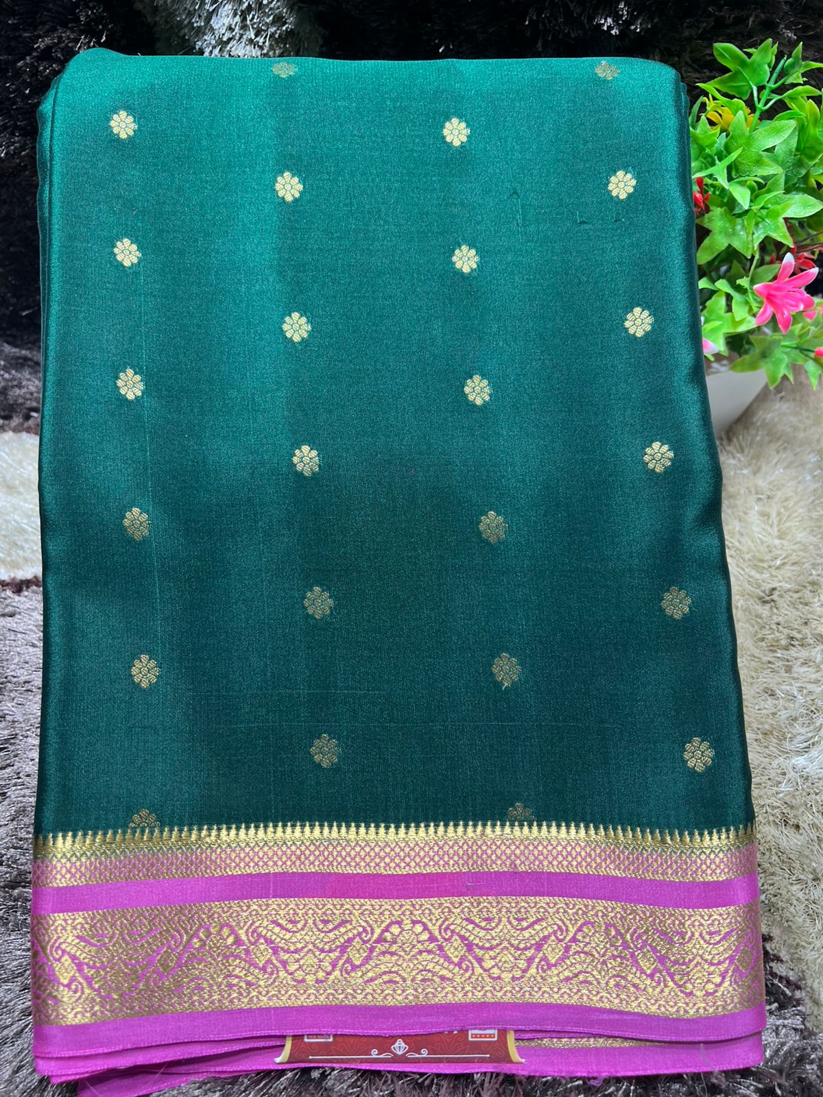 Pure Mysore Silk Saree.