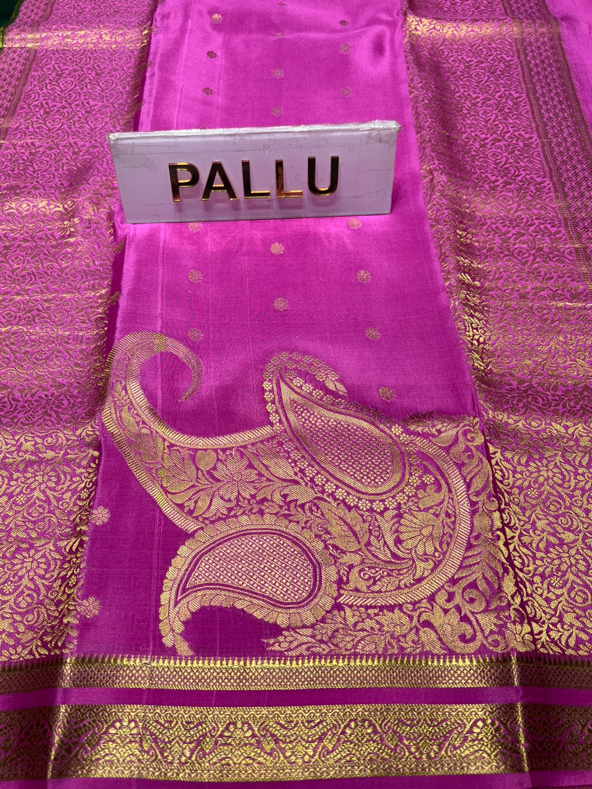 Pure Mysore Silk Saree.