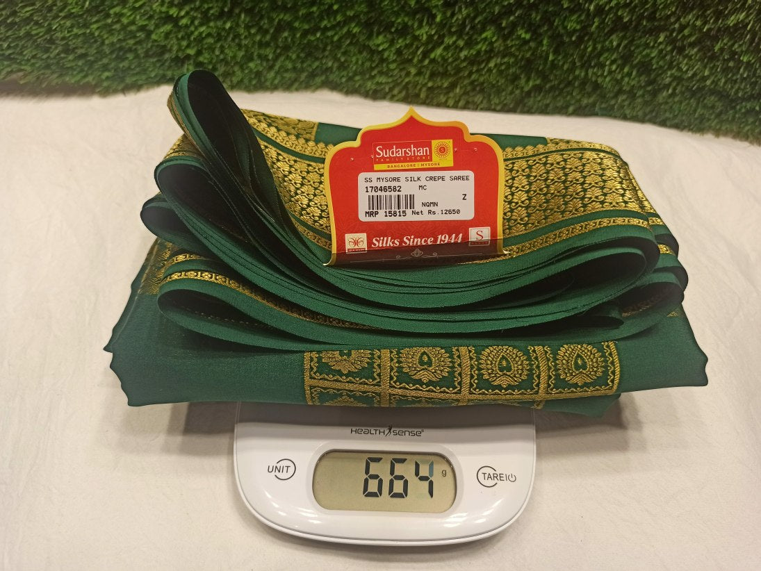 Pure Mysore Silk Saree.