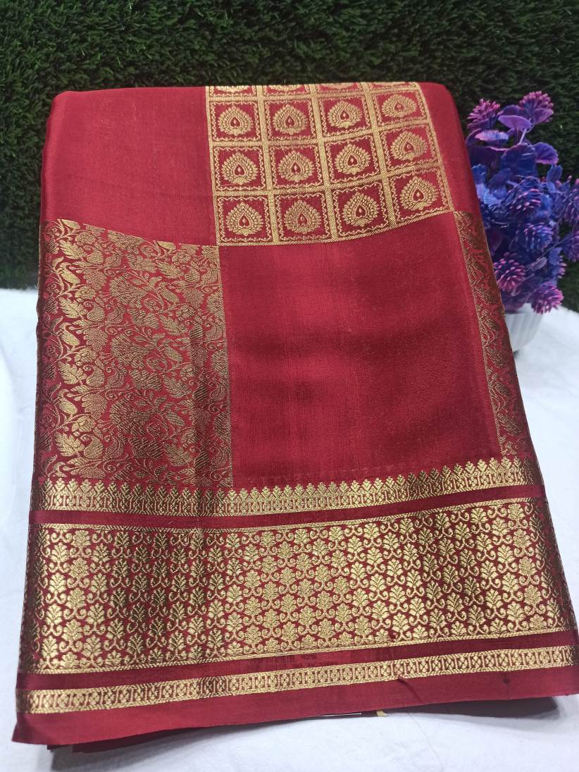 Pure Mysore Silk Saree.